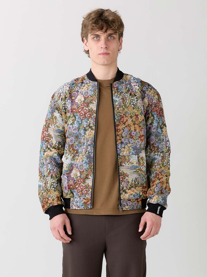 bouquet/black Reversible Sofa Bomber from Yahmo