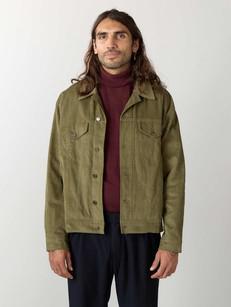 olive Corduroy Jacket via Yahmo