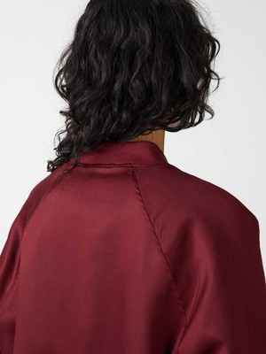 rosie/wine Jette Reversible Bomber Jacket from Yahmo