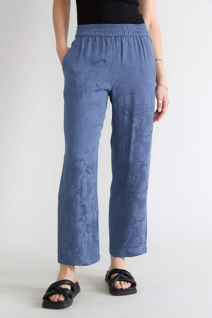 zen indigo Luxurious Everyday Pants from Yahmo