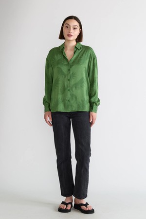 matcha Better-Than-Silk Shirt from Yahmo