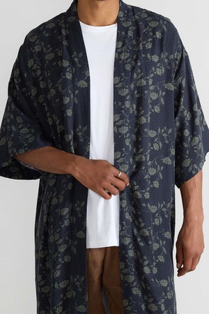 midnight Better-Than-Silk Kimono from Yahmo