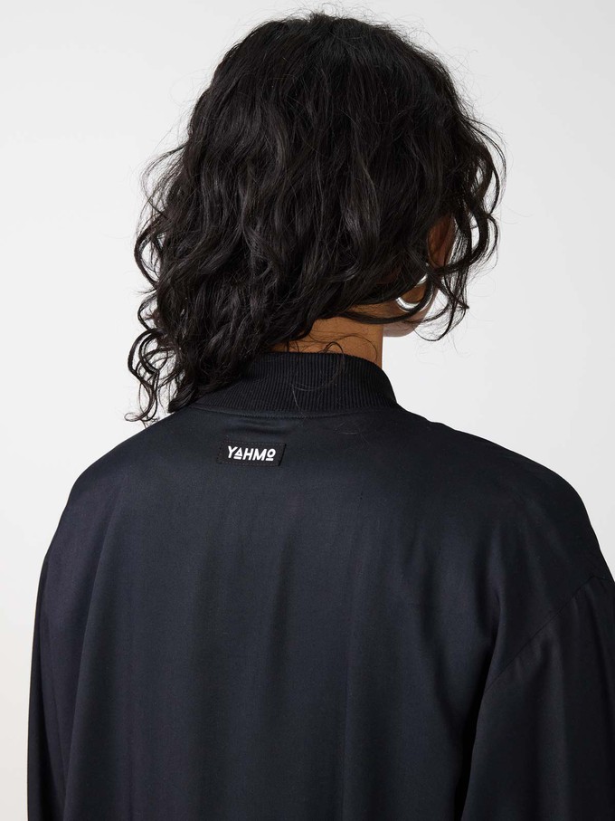 moss/black Lene Reversible Bomber Jacket from Yahmo