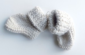 Baby Socks | 100% Baby Alpaca Wool | 3-6 Months | Baby Vanilla from Yanantin Alpaca