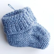 Baby Socks | 100% Baby Alpaca Wool | 3-6 Months | Baby Sky via Yanantin Alpaca