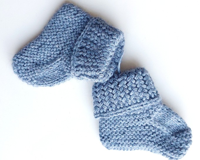 Baby Socks | 100% Baby Alpaca Wool | 3-6 Months | Baby Sky from Yanantin Alpaca