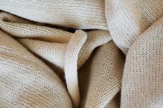Knitted Scarf | White Vanilla | 100% Alpaca Wool via Yanantin Alpaca