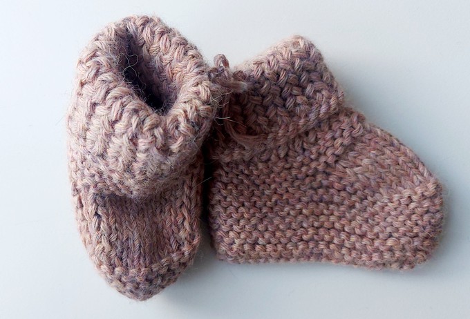 Baby Socks | 100% Baby Alpaca Wool | 3-6 Months | Baby Rose from Yanantin Alpaca