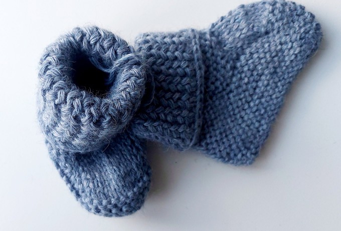 Baby Socks | 100% Baby Alpaca Wool | 3-6 Months | Baby Sky from Yanantin Alpaca