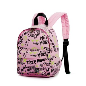 YLX Hemlock Backpack (S) | Kids | Light Pink Glowing Street Art from YLX Gear