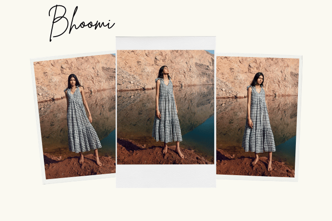 GOTS-certified dress from Bhoomi